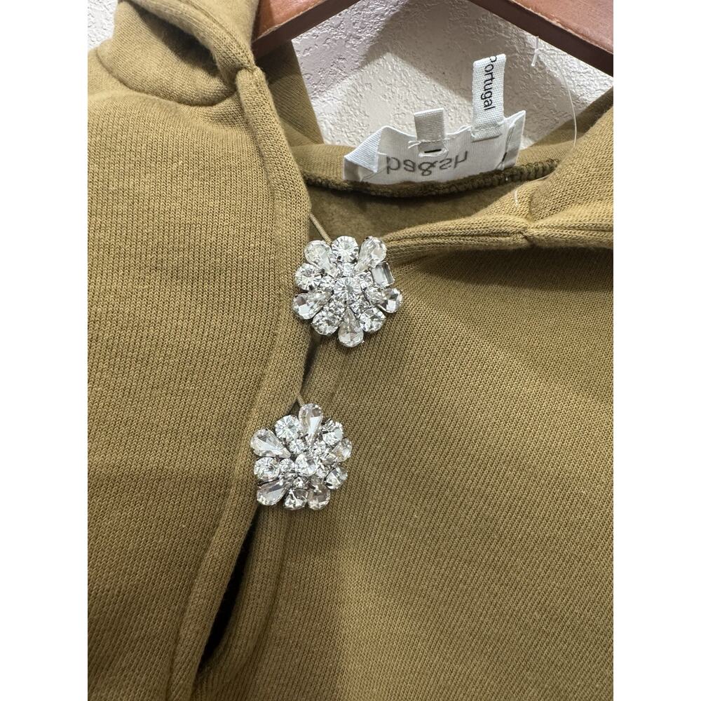 Ba&sh Dylia Sweatshirt In Gold Women's Size L - Picture 8 of 8